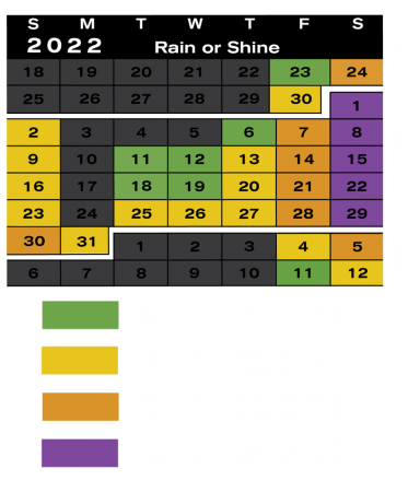 group rates calendar